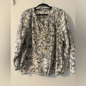 100% cotton J Jill women’s blouse